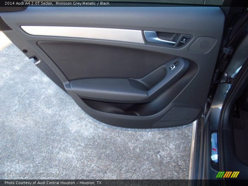 Monsoon Grey Metallic / Black 2014 Audi A4 2.0T Sedan