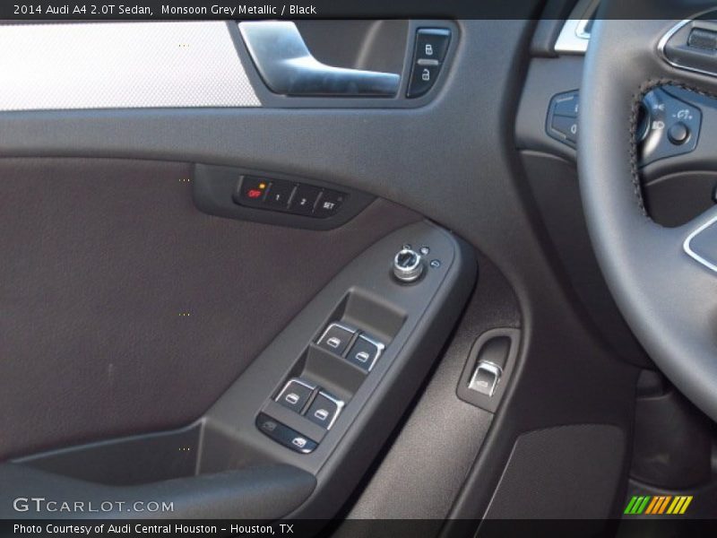 Monsoon Grey Metallic / Black 2014 Audi A4 2.0T Sedan