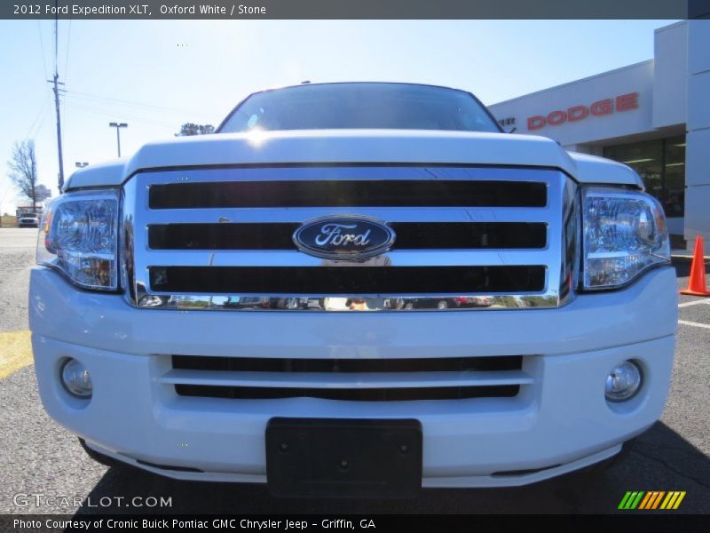 Oxford White / Stone 2012 Ford Expedition XLT