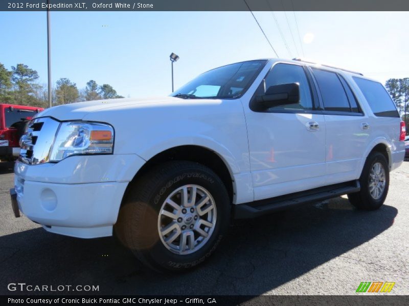 Oxford White / Stone 2012 Ford Expedition XLT