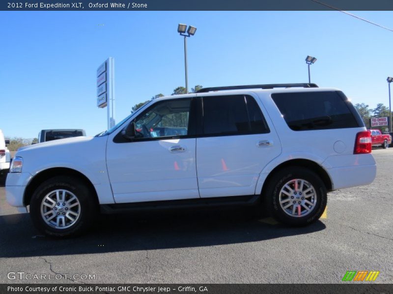 Oxford White / Stone 2012 Ford Expedition XLT