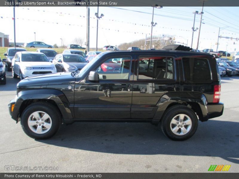 Blackberry Pearl / Dark Slate Gray 2011 Jeep Liberty Sport 4x4