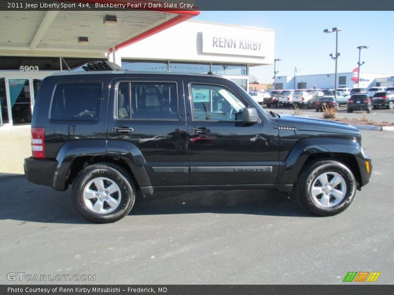 Blackberry Pearl / Dark Slate Gray 2011 Jeep Liberty Sport 4x4