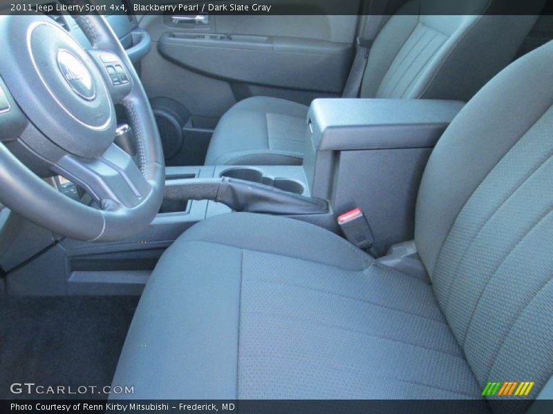 Blackberry Pearl / Dark Slate Gray 2011 Jeep Liberty Sport 4x4