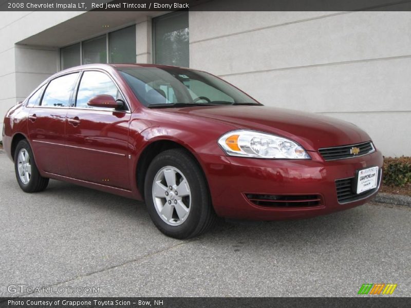 Red Jewel Tintcoat / Ebony Black 2008 Chevrolet Impala LT