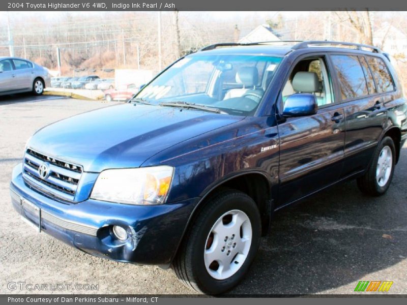 Indigo Ink Pearl / Ash 2004 Toyota Highlander V6 4WD