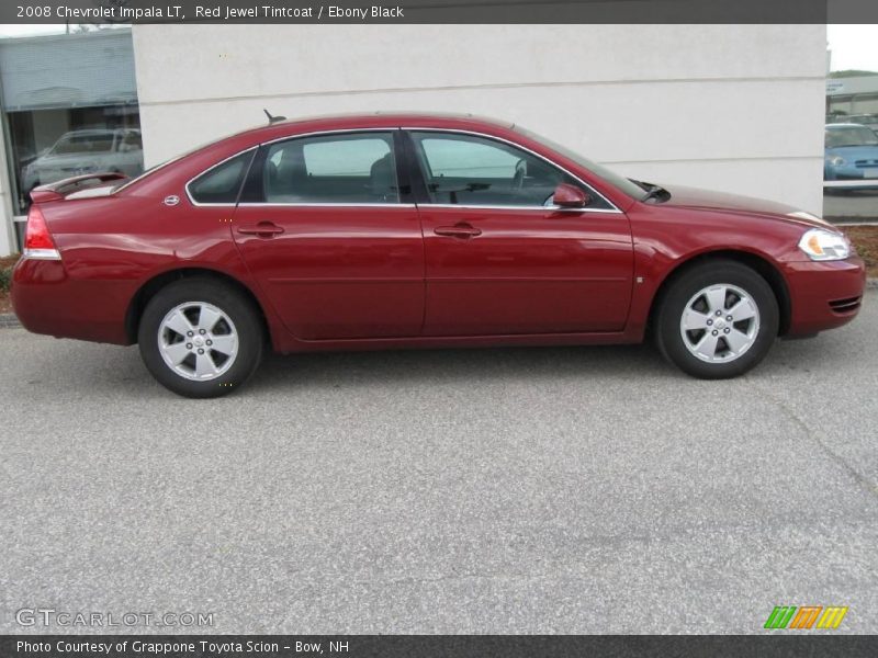 Red Jewel Tintcoat / Ebony Black 2008 Chevrolet Impala LT