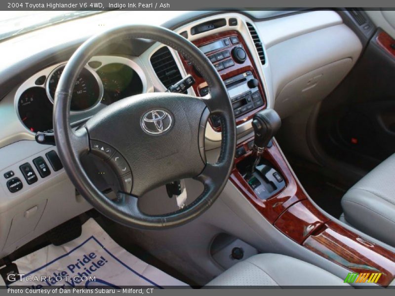 Indigo Ink Pearl / Ash 2004 Toyota Highlander V6 4WD