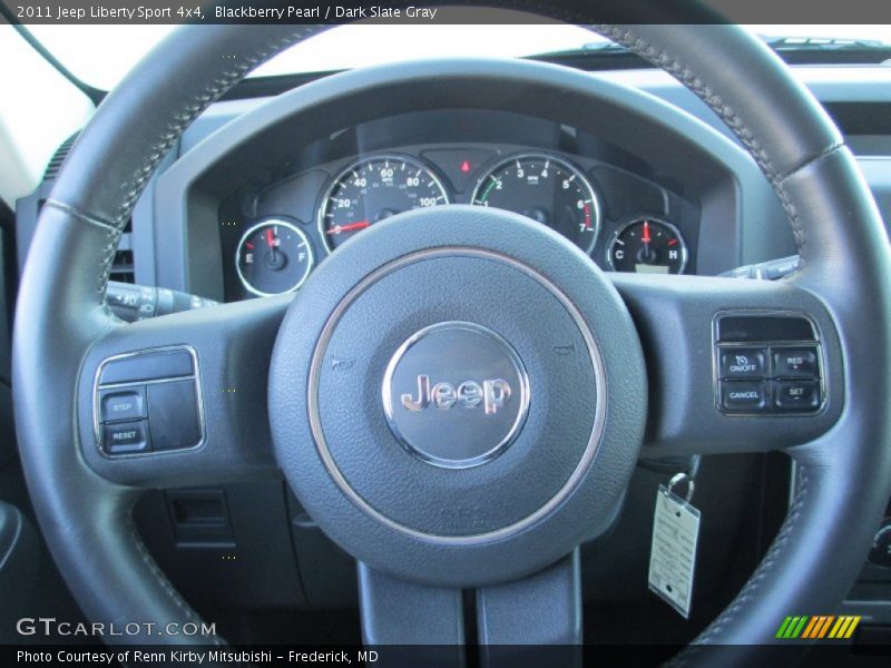 Blackberry Pearl / Dark Slate Gray 2011 Jeep Liberty Sport 4x4