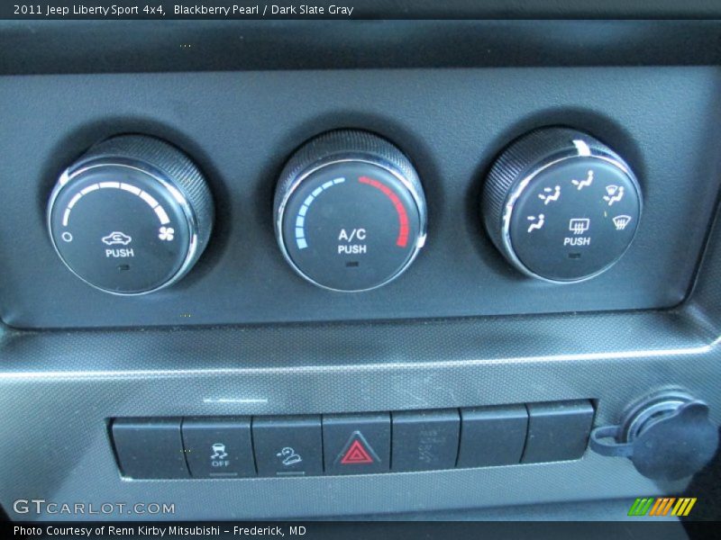 Blackberry Pearl / Dark Slate Gray 2011 Jeep Liberty Sport 4x4