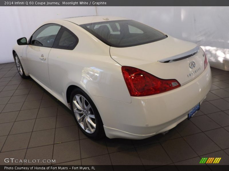 Moonlight White / Graphite 2014 Infiniti Q 60 Coupe Journey