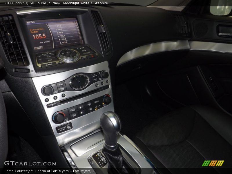 Moonlight White / Graphite 2014 Infiniti Q 60 Coupe Journey