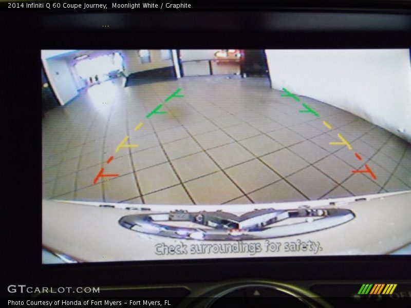 Moonlight White / Graphite 2014 Infiniti Q 60 Coupe Journey