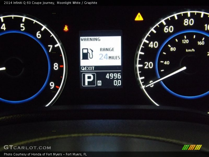 Moonlight White / Graphite 2014 Infiniti Q 60 Coupe Journey