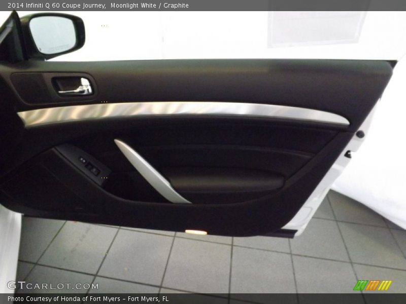 Moonlight White / Graphite 2014 Infiniti Q 60 Coupe Journey