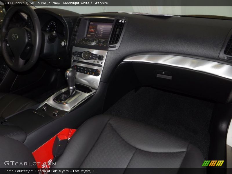 Moonlight White / Graphite 2014 Infiniti Q 60 Coupe Journey