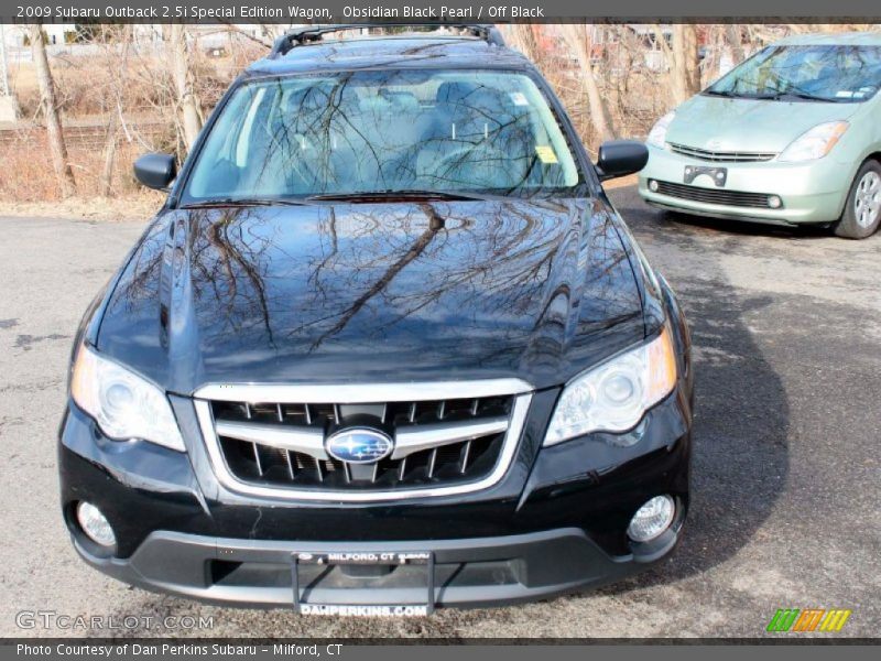 Obsidian Black Pearl / Off Black 2009 Subaru Outback 2.5i Special Edition Wagon