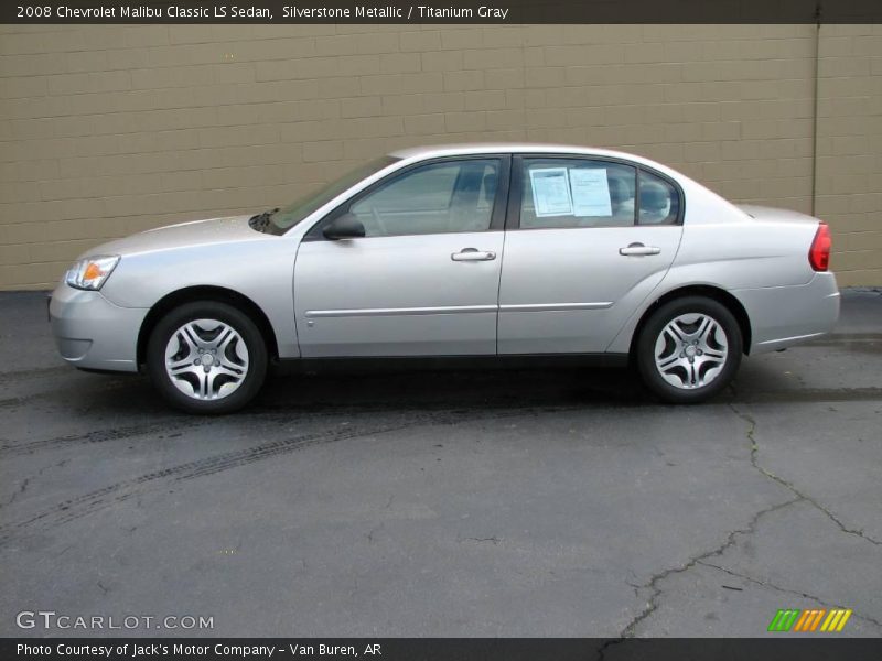 Silverstone Metallic / Titanium Gray 2008 Chevrolet Malibu Classic LS Sedan