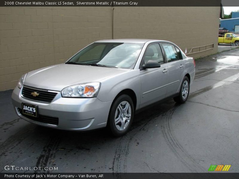Silverstone Metallic / Titanium Gray 2008 Chevrolet Malibu Classic LS Sedan