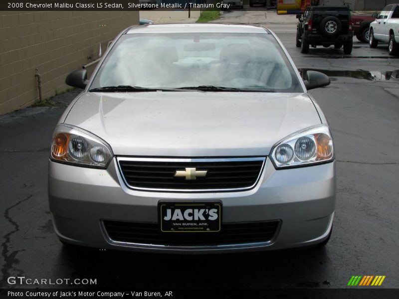 Silverstone Metallic / Titanium Gray 2008 Chevrolet Malibu Classic LS Sedan