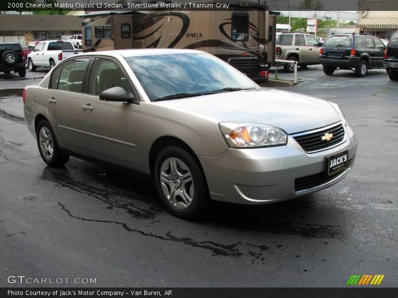 Silverstone Metallic / Titanium Gray 2008 Chevrolet Malibu Classic LS Sedan