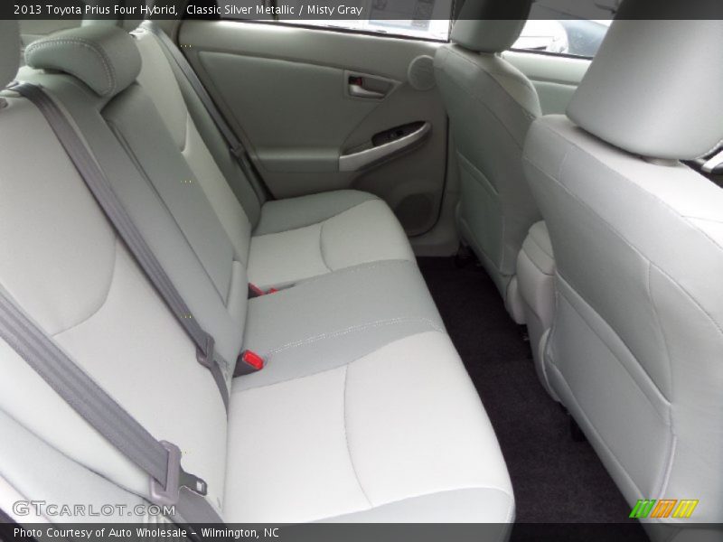 Rear Seat of 2013 Prius Four Hybrid