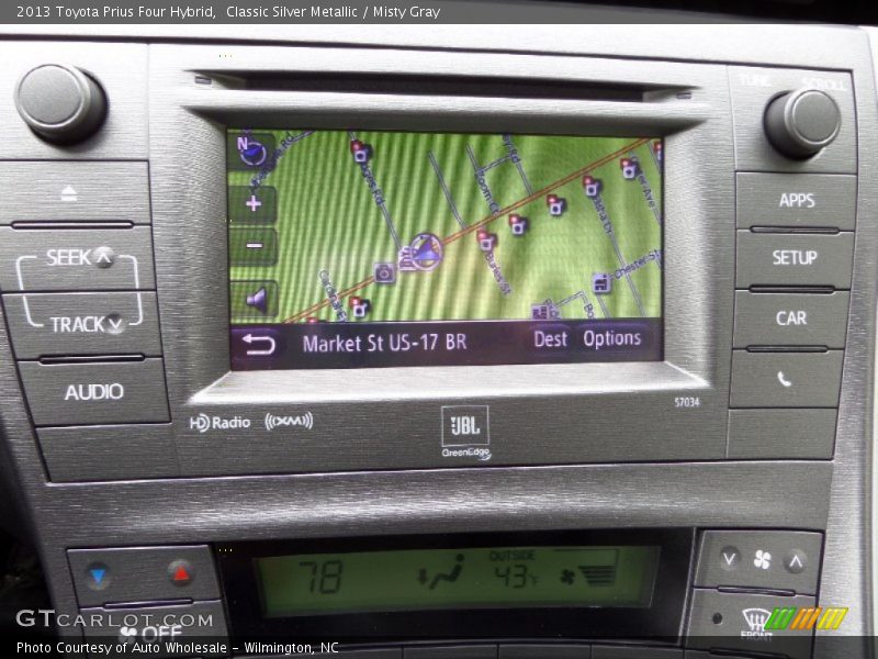 Navigation of 2013 Prius Four Hybrid
