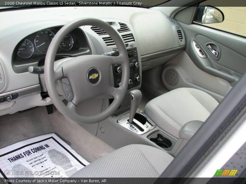Silverstone Metallic / Titanium Gray 2008 Chevrolet Malibu Classic LS Sedan