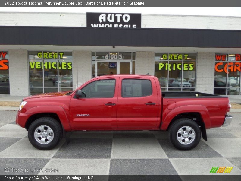 Barcelona Red Metallic / Graphite 2012 Toyota Tacoma Prerunner Double Cab