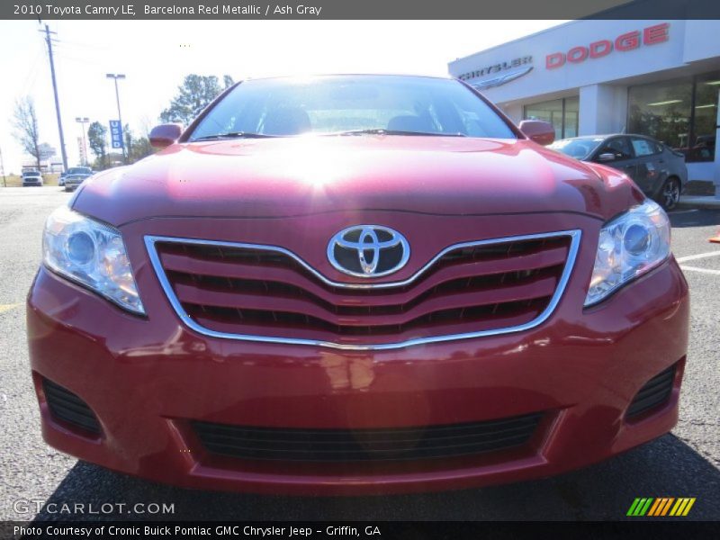 Barcelona Red Metallic / Ash Gray 2010 Toyota Camry LE