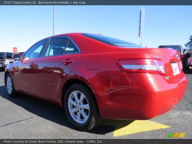 Barcelona Red Metallic / Ash Gray 2010 Toyota Camry LE