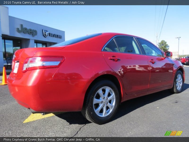 Barcelona Red Metallic / Ash Gray 2010 Toyota Camry LE