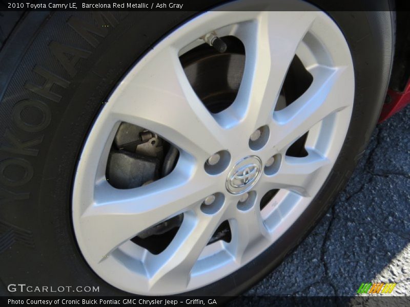 Barcelona Red Metallic / Ash Gray 2010 Toyota Camry LE