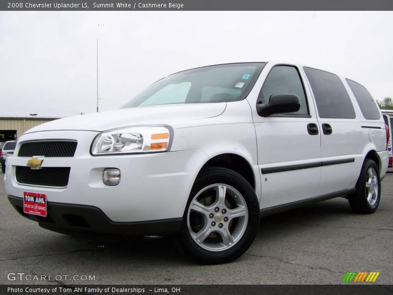 Summit White / Cashmere Beige 2008 Chevrolet Uplander LS