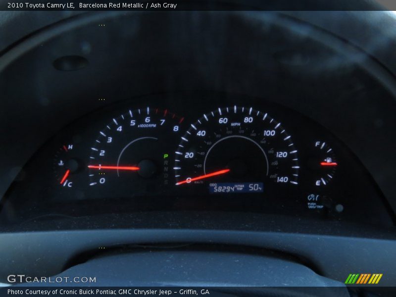Barcelona Red Metallic / Ash Gray 2010 Toyota Camry LE