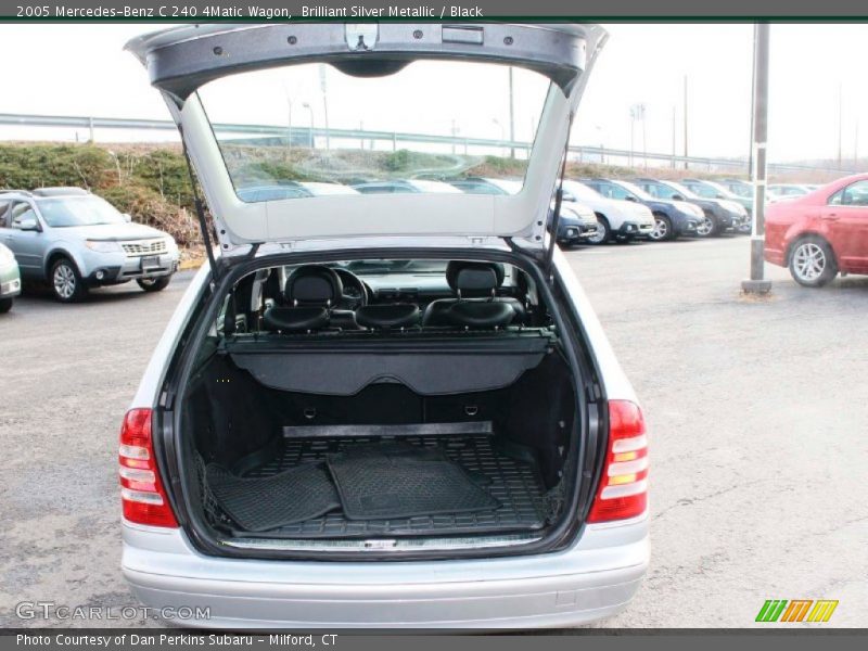 Brilliant Silver Metallic / Black 2005 Mercedes-Benz C 240 4Matic Wagon