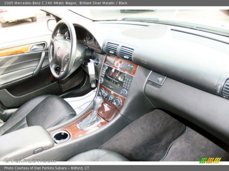 Brilliant Silver Metallic / Black 2005 Mercedes-Benz C 240 4Matic Wagon