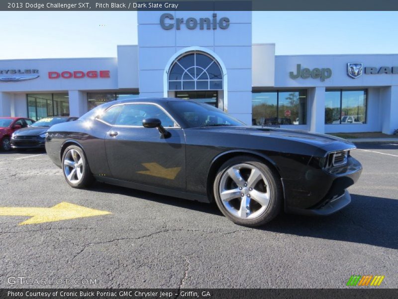 Pitch Black / Dark Slate Gray 2013 Dodge Challenger SXT