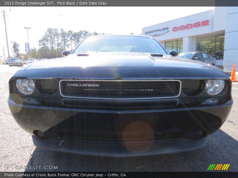 Pitch Black / Dark Slate Gray 2013 Dodge Challenger SXT