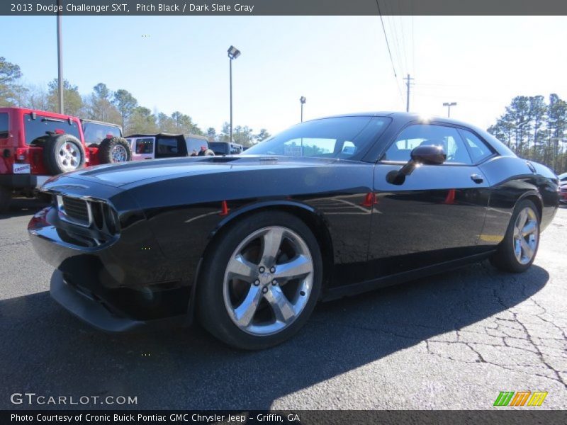 Pitch Black / Dark Slate Gray 2013 Dodge Challenger SXT
