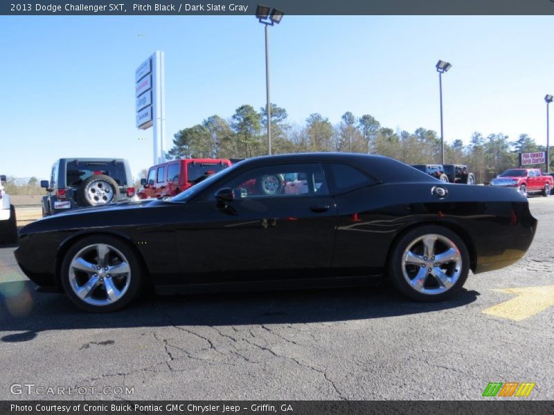Pitch Black / Dark Slate Gray 2013 Dodge Challenger SXT