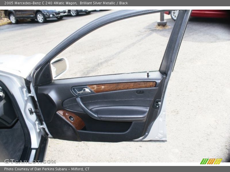 Brilliant Silver Metallic / Black 2005 Mercedes-Benz C 240 4Matic Wagon