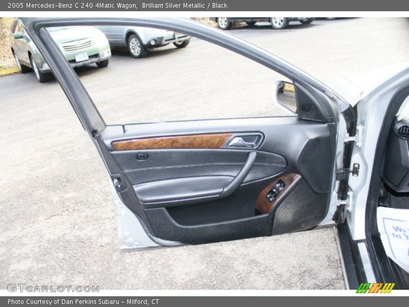 Brilliant Silver Metallic / Black 2005 Mercedes-Benz C 240 4Matic Wagon