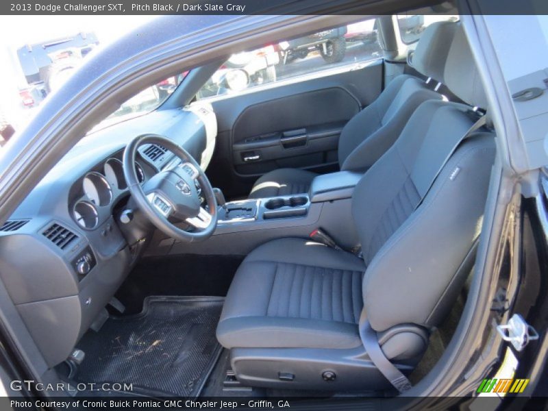 Pitch Black / Dark Slate Gray 2013 Dodge Challenger SXT