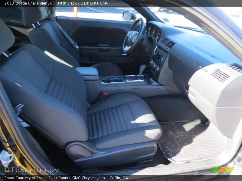 Pitch Black / Dark Slate Gray 2013 Dodge Challenger SXT