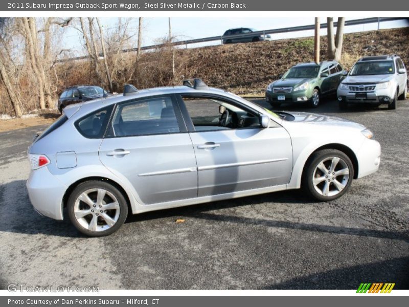 Steel Silver Metallic / Carbon Black 2011 Subaru Impreza Outback Sport Wagon