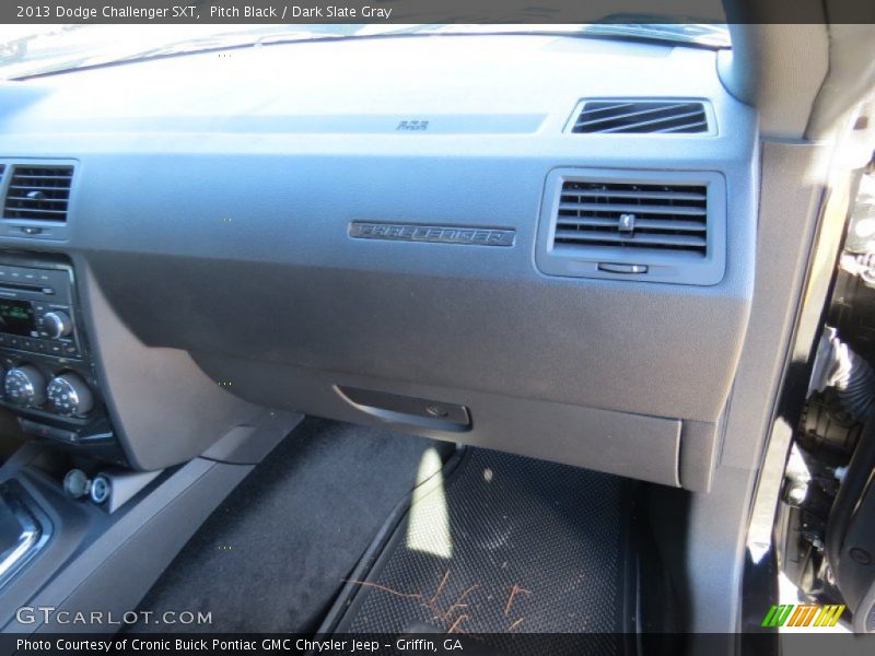 Pitch Black / Dark Slate Gray 2013 Dodge Challenger SXT