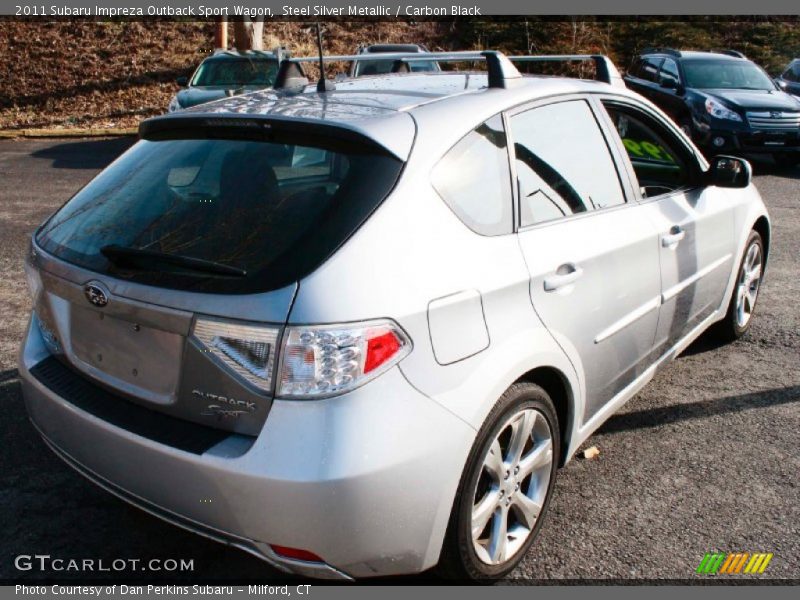 Steel Silver Metallic / Carbon Black 2011 Subaru Impreza Outback Sport Wagon