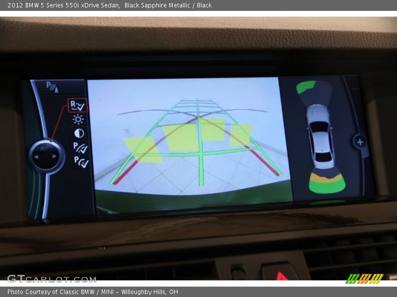 Black Sapphire Metallic / Black 2012 BMW 5 Series 550i xDrive Sedan