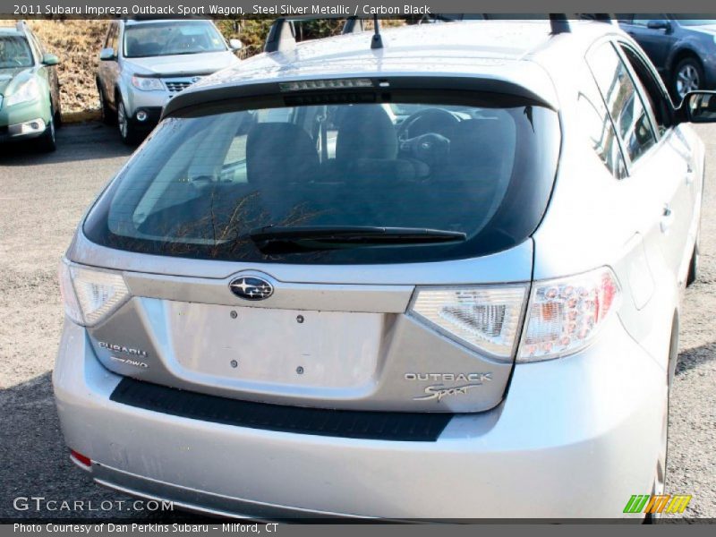 Steel Silver Metallic / Carbon Black 2011 Subaru Impreza Outback Sport Wagon